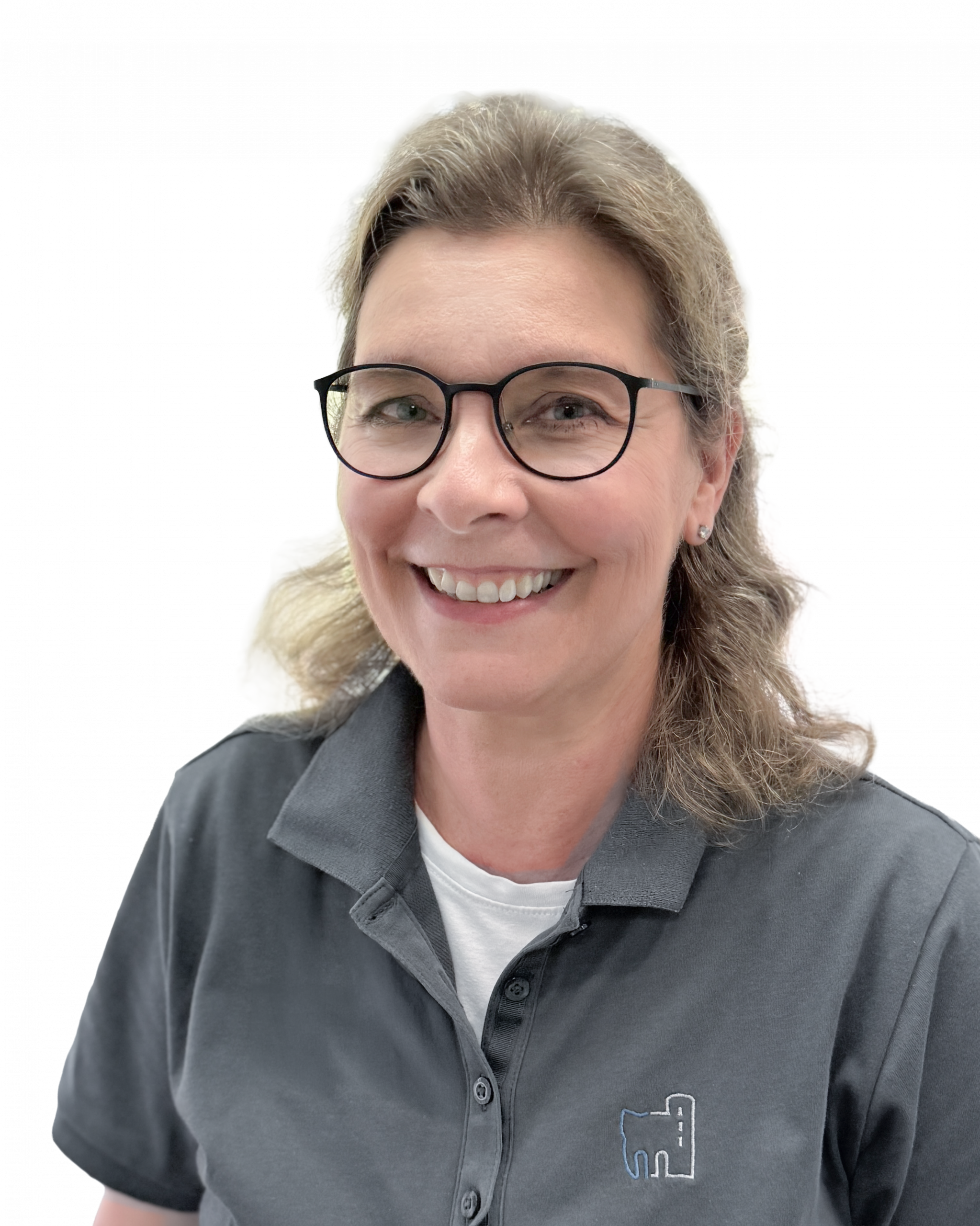 Portrait einer freundlichen Mitarbeiterin des Praxisteams